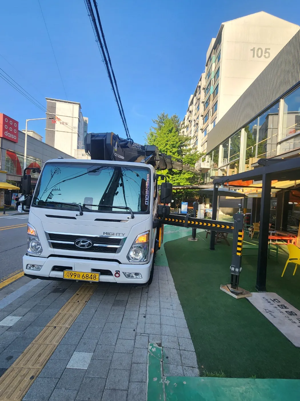 서울 스카이차 고소작업 현장 4