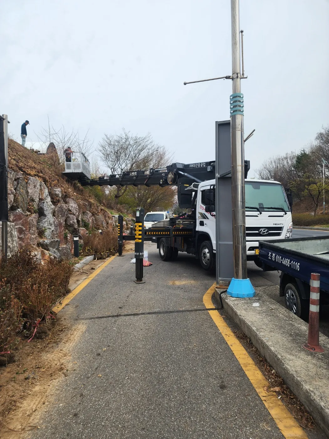 서울 스카이차 고소작업 현장 7